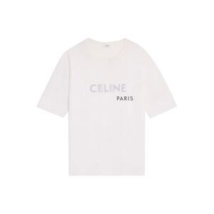 Celine Men Double-Layer T-Shirt In Thin Cotton Jersey
